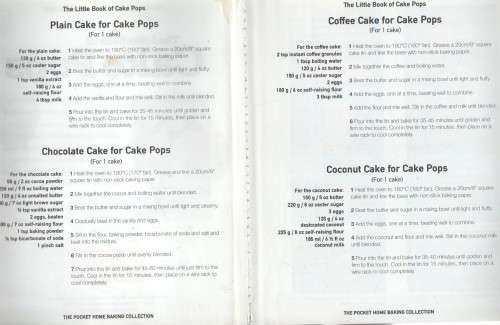 THE LITTLE BOOK OF CAKE POPS , NO: 2  - BROMLEIGH HOUSE