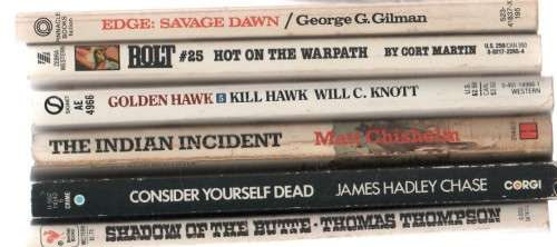 SIX PAPERBACK OF VARIOUS GENRES
