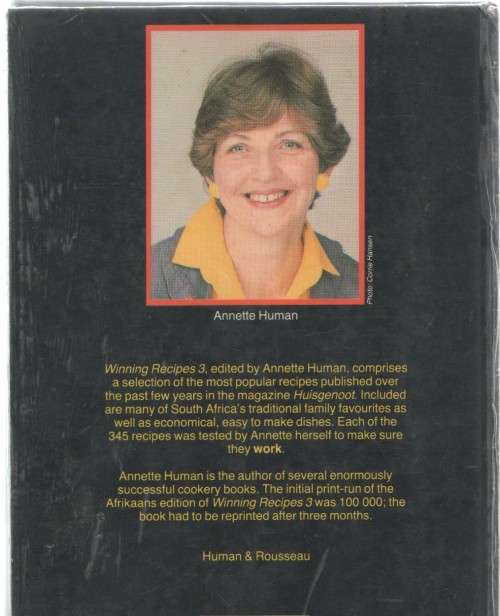 HUISGENOOT: WINNING RECIPES  3 - ANNETTE HUMAN (2 ND IMPRESSION 1992)