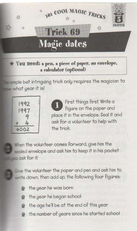 101 COOL MAGIC TRICKS - GLEN SINGLETON (1 ST PRINTED 2001) BARB WHITER