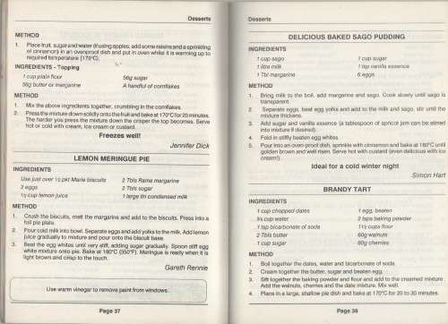 ASTON MANOR PRIMARY SCHOOL, KEMPTON PARK RECIPE BOOK