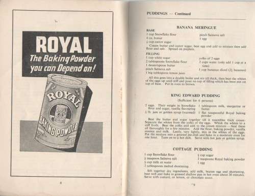 WHITE ENSIGN MOTHWA`S COOKERY BOOK (OLD)