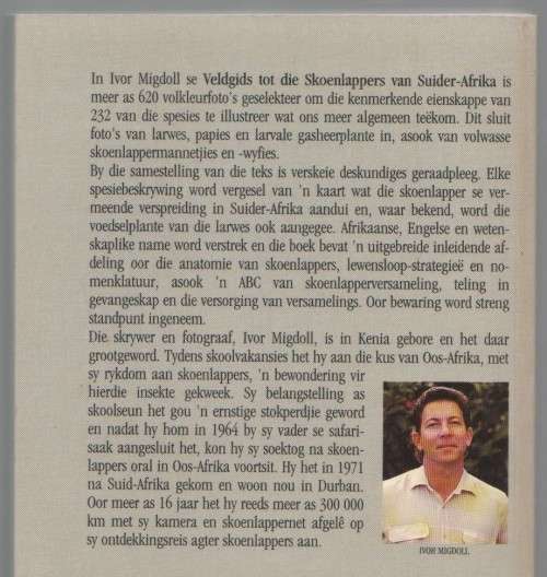 VELDGIDS TOT DIE SKOENLAPPERS VAN SUIDER-AFRIKA - IVOR MIGDOLL (2 DE DRUK 1988)