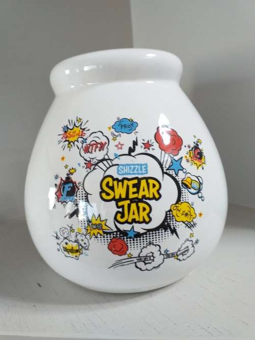 GLASS FUN MONEY BOX - SHIZZLE SWEAR JAR