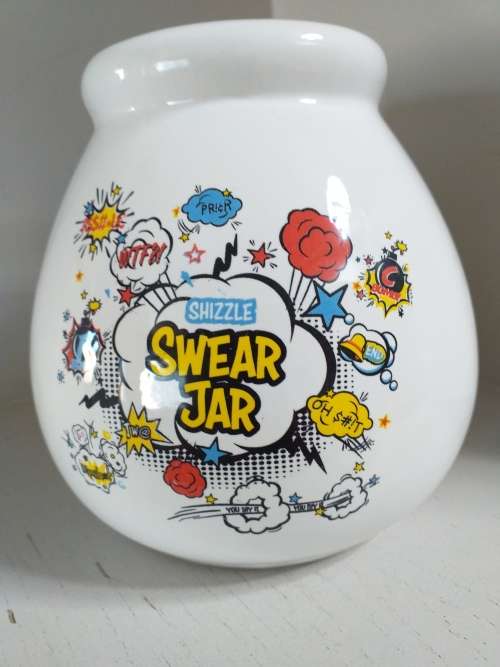 GLASS FUN MONEY BOX - SHIZZLE SWEAR JAR