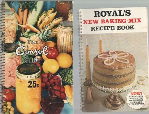 THREE BOOKS BY NESTLE, ROYAL NEW BAKING-MIX AND THE CONSOL GUIDE (OLD)