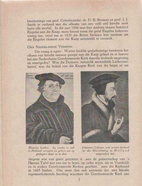 ONS NEDERDUITSE GEREFORMEERDE GEDENKBOEK, DERDE EEUFEES 1952 (ORANJE VRYSTAAT) DR T N HANEKOM