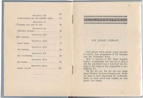 DIE JONGE LIDMAAT - DS P J MARAIS (3 DE UITGAWE 1931)