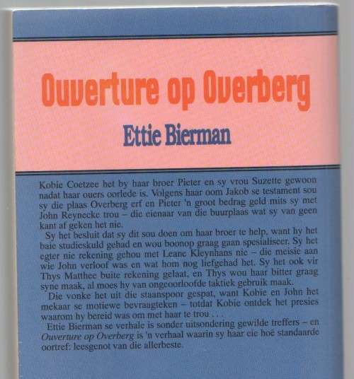 OUVERTURE OP OVERBERG - ETTIE BIERMAN (2 DE UITGAWE 1994)