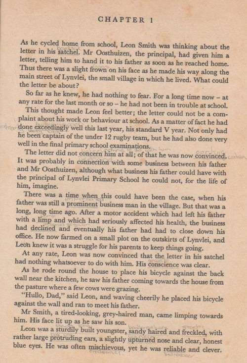 LEON AT CLAN COLLEGE - TOPSY SMITH (2ND IMPRESSION 1966)