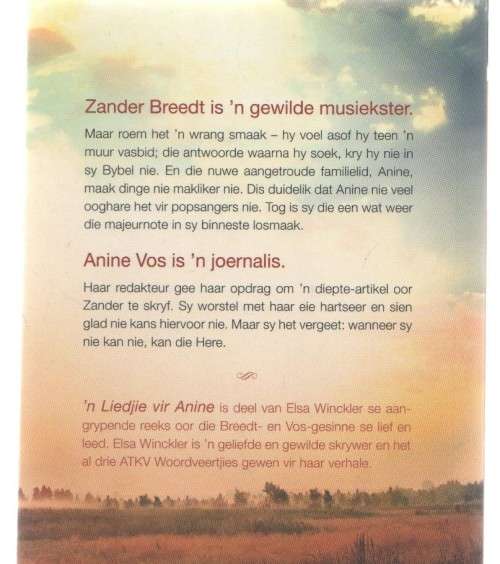 `N LIEDJIE VIR ANINE - ELSA WINCKLER (1 STE UITGAWE 2017)