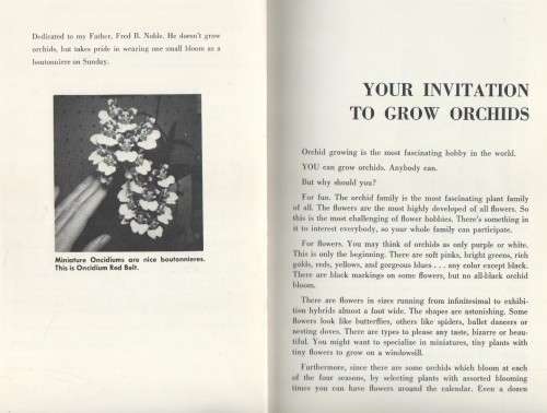 YOU CAN GROW ORCHIDS - MARY NOBLE (1964)
