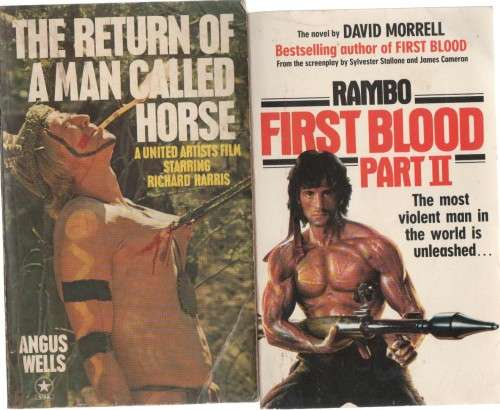 FIVE PAPERBACKS, INCLUDES WESTERNS, DRAMAS AND CRIME STORIES
