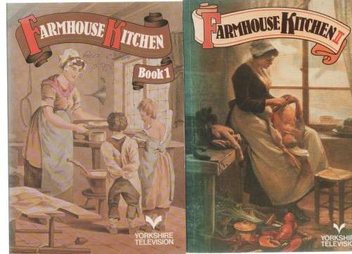 FIVE SOFT COVER BOOKS FROM THE YORKSHIRE TELEVISION: FARMHOUSE KITCHEN
