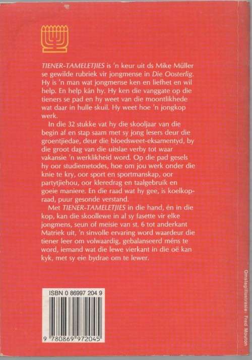 TIENER-TAMELETJIES - DS MIKE MULLER (1 STE UITGAWE 1986)