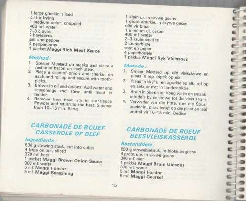 THE NESTLE RECIPE BOOK / RESEPTEBOEK