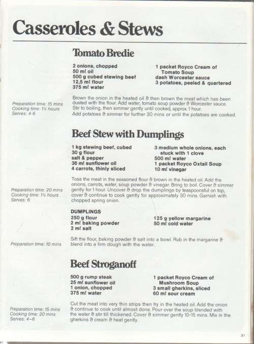 ROYCO, GOOD TASTE COOKBOOK - PAM NEL