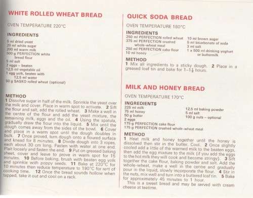 TESTED FLOUR RECIPES / GETOETSTE MEELRESEPTE - SASKO KITCHEN