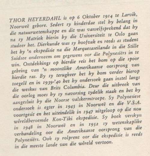 DIE KON-TIKI EKSPEDISIE - THOR HEYERDAHL (1953)
