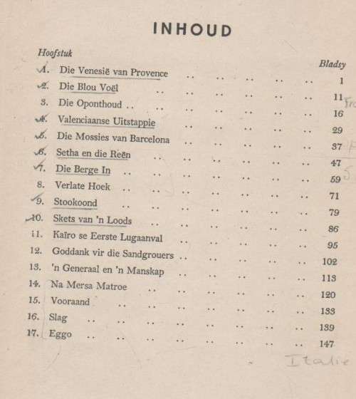 VER IN DIE WERELD - UYS KRIGE (aPb 1951)