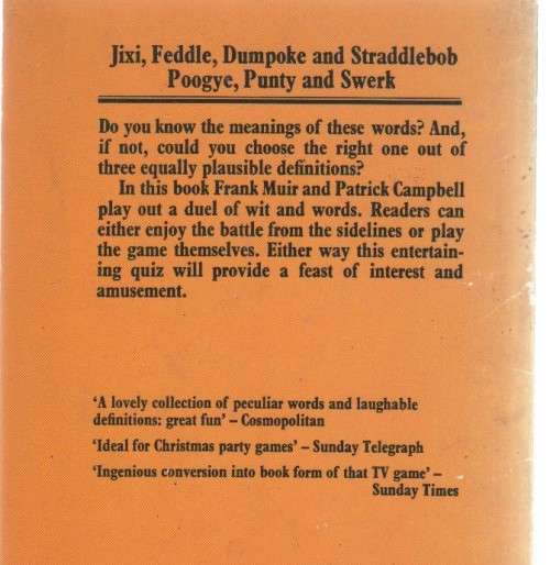 CALL MY BLUFF - FRANK MUIR AND PATRICK CAMPBELL (1977)