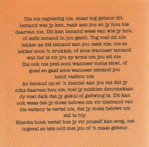 MOENIE STILBLY NIE! - ORALEE WACHTER (AFRIKAANS DEUR ELSABE STEENBERG- 1 STE UITG 1985)