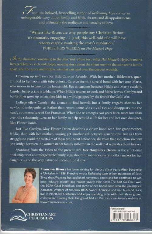 Her daughter`s dream -Francine Rivers (1 st edition 2010)