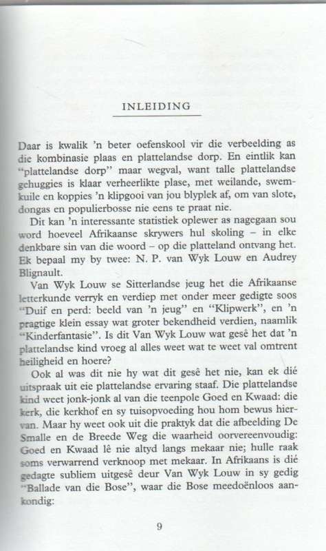 DIT REEN ROSE , BEELD VAN `N KINDERTYD - AUDREY BLIGNAUT(1996)
