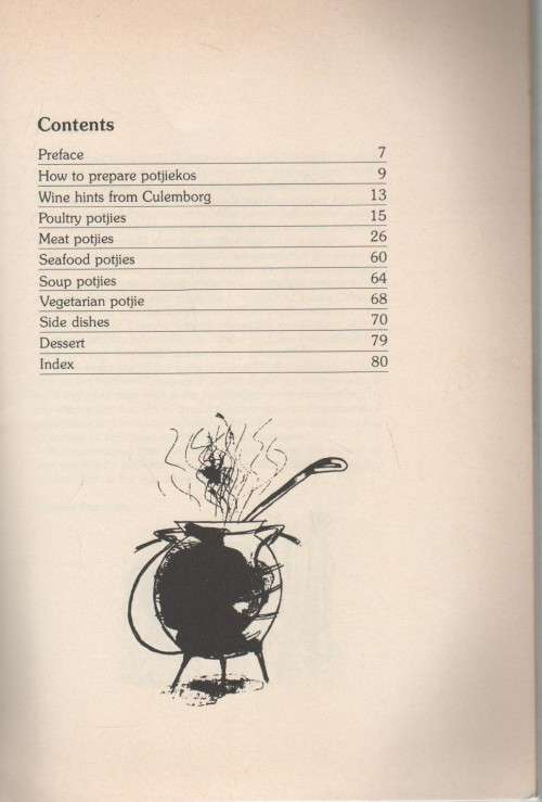 HUISGENOOT POTJIEKOS - MARLENE HAMMANN , 80 RECIPES TESTED (2ND EDITION 1990)