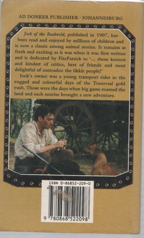 JOCK OF THE BUSHVELD - PERCY FITZ PATRICK (1995)