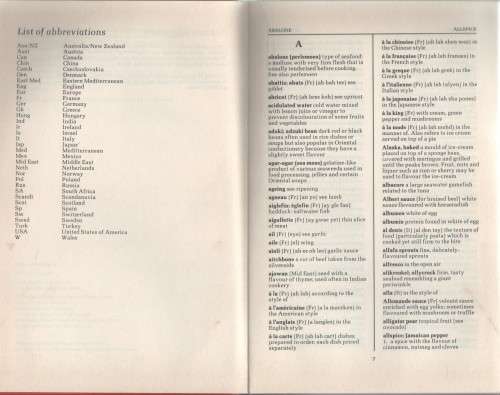 THE SOUTH AFRICAN MENU &  KITCHEN DICTIONARY - ELIZABETH CROMPTON-LOMAX (1 ST EDIT 1988)