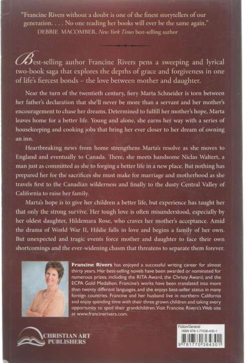 HER MOTHER`S HOPE - FRANCINE RIVERS (1 ST EDITION 2010)