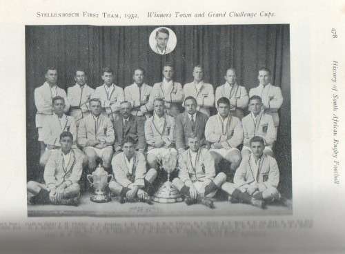 HISTORY OF SOUTH AFRICAN RUGBY FOOTBALL, 1875 - 1932  - IVOR D DIFFORD (1933)