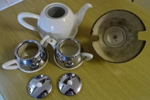 ART DECO EVERHOT TEA SET, MADE IN ENGLAND