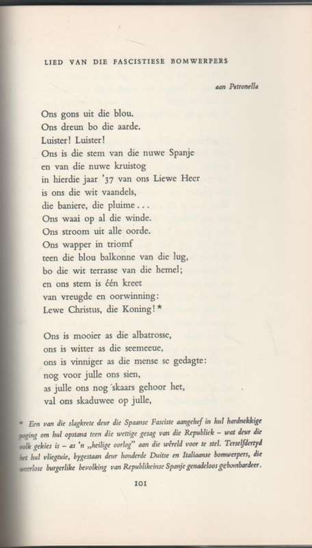 UYS KRIGE GEDIGTE, 1927 - 1940 (4 DE DRUK 1971)