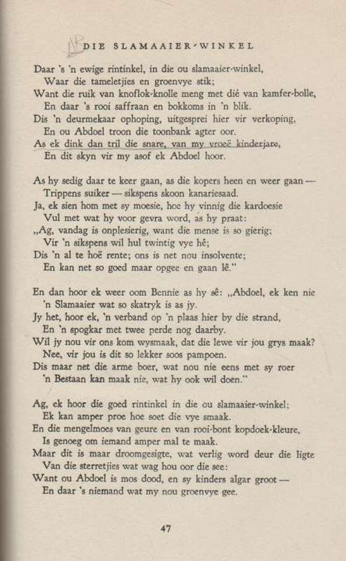 VYFTIG GEDIGTE VAN C LOUIS LEIPOLDT (1956)