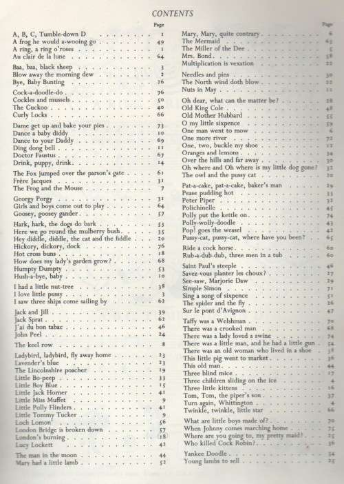 THE OXFORD NURSERY SONG BOOK - PERCY BUCK (1961)