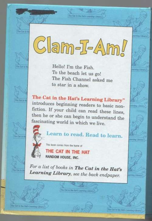 CLAM-I-AM, ALL ABOUT BEACH - THE CAT IN THE HAT`S LEARNING LIBRARY  - TISH RABE (2005)