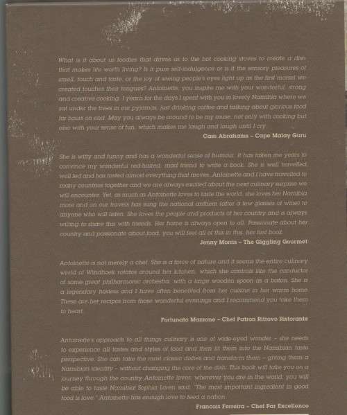 MY HUNGRY HEART, NOTES FROM A NAMIBIAN KITCHEN- ANTOINETTE DE CHAVONNES VRUGT (2ND PRINT2009)