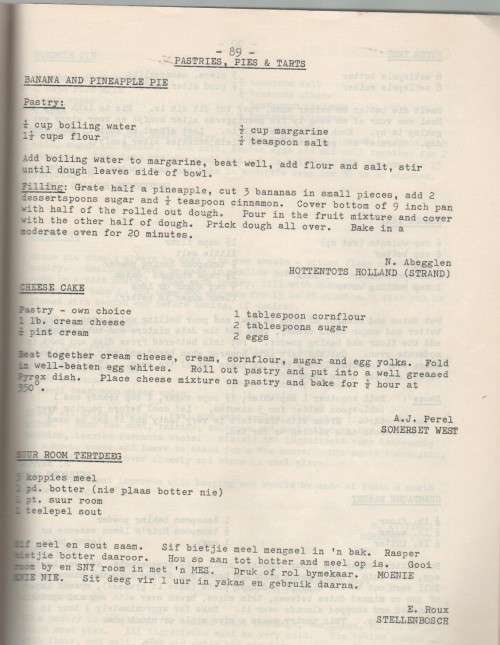 FEED THE LIONS - SOMERSET WEST LIONS CLUB (LADIES SECTION) 1967