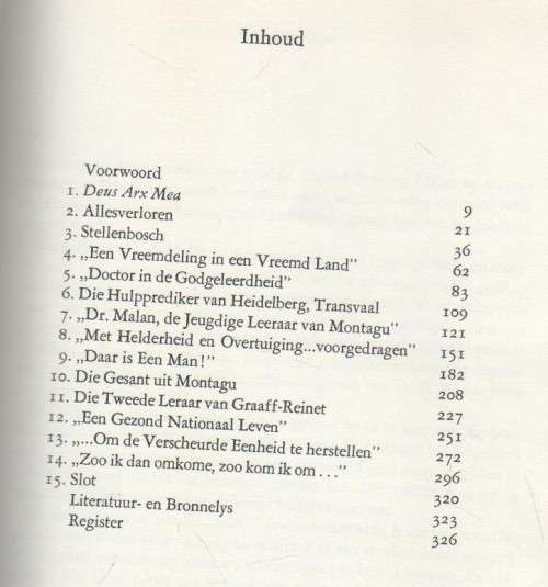 DIE LEWE VAN D F MALAN - PROF BUN BOOYENS (1969)