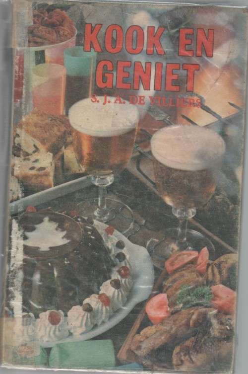 KOOK EN GENIET - S J A DE VILLIERS ( 35 STE DRUK 1975)