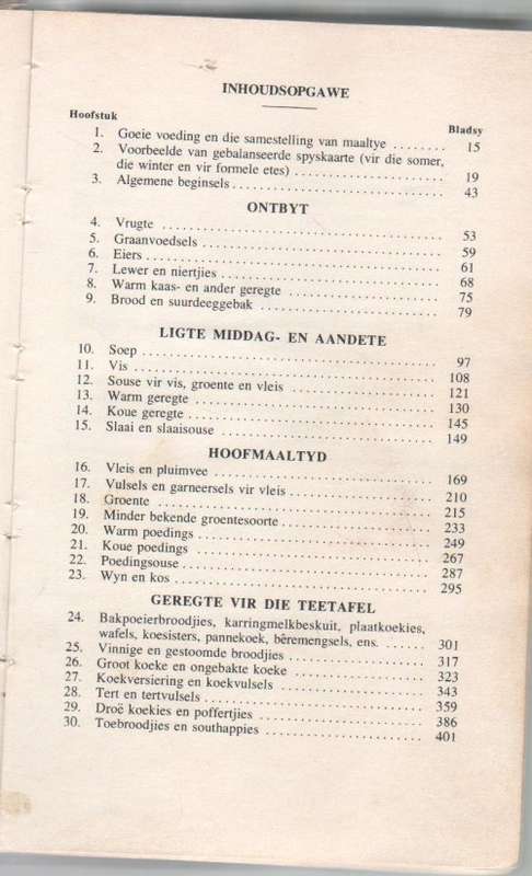 KOOK EN GENIET - S J A DE VILLIERS ( 35 STE DRUK 1975)