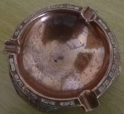 METAL/COPPER WILD LIFE PARK ASHTRAY