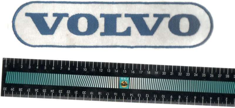 VOLVO CLOTH BADGE (27CM X7CM)