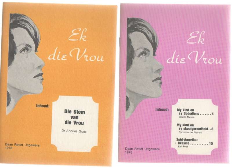 SES SAGTEBANDBOEKE, EK DIE VROU - VERSKEIE SKRYWERS (1978)