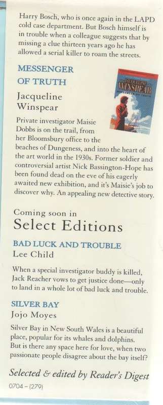 FOUR BOOKS IN ONE: FREDERICK FORSYTH, ROSIE THOMAS, MICHAEL CONNELLY AND JACQUELINE WINSPEAR