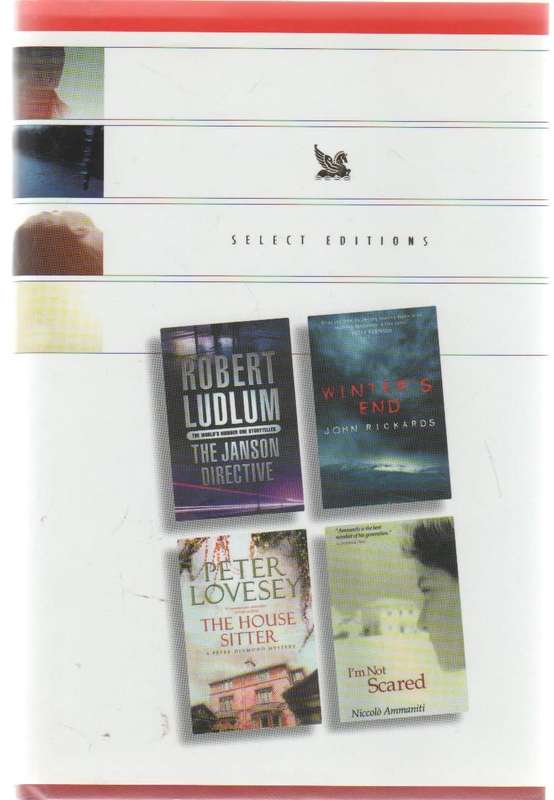 FOUR BOOKS IN ONE- VARIOUS WRITERS (ROBERT LUDLUM, JOHN RICKHARDS, PETER LOVESEY & NICCOLO AMMANITI)
