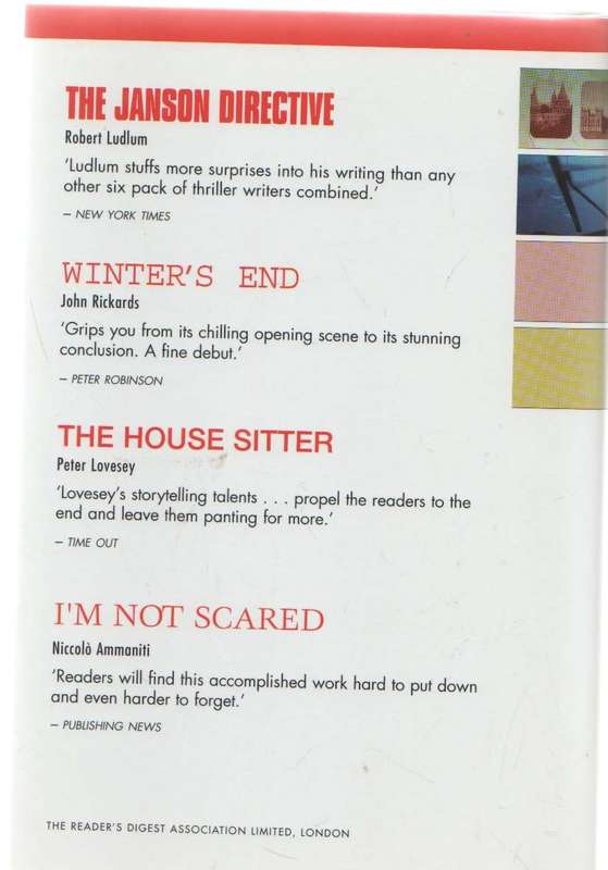 FOUR BOOKS IN ONE- VARIOUS WRITERS (ROBERT LUDLUM, JOHN RICKHARDS, PETER LOVESEY & NICCOLO AMMANITI)