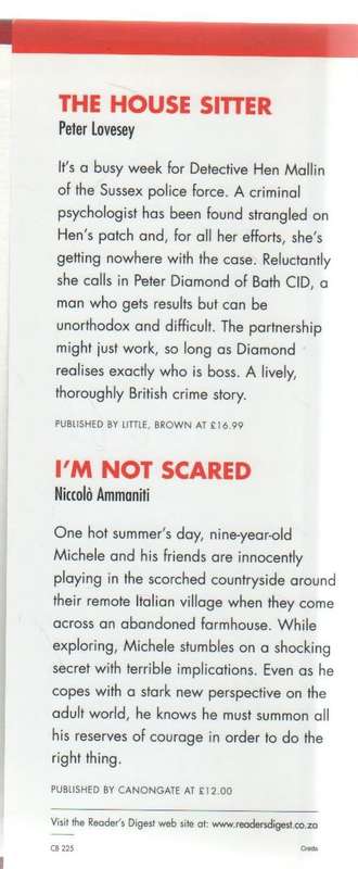 FOUR BOOKS IN ONE- VARIOUS WRITERS (ROBERT LUDLUM, JOHN RICKHARDS, PETER LOVESEY & NICCOLO AMMANITI)